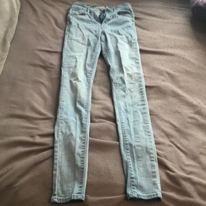 pacsun light wash skinny jeans